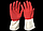 Перчатки рез. М латексные хоз , БИКОЛОР (белый+красный) сверхпрочные, фото 2