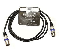 INVOTONE ACM1102/BK - микрофонный кабель, XLR(папа) - XLR(мама), длина 2 м (черный)