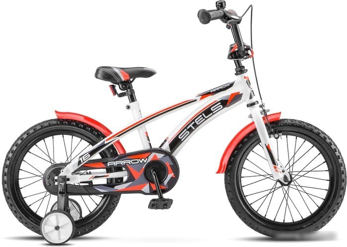 Детский велосипед Stels Arrow 16 V020 (белый/красный 2018) - фото 1 - id-p207285997