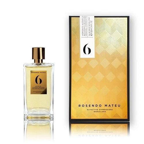 Унисекс парфюмерная вода Rosendo Mateu Nº 6 Jasmin Sandalwood Oriental Musk 100ml (PREMIUM)