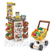 Игровой набор PITUSO Большой Супермаркет с тележкой для покупок, 47 элементов, HW19116626