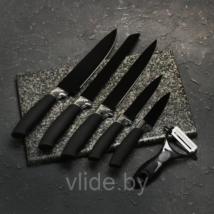 Набор ножей «Тень», 6 предметов - фото 1 - id-p141291843
