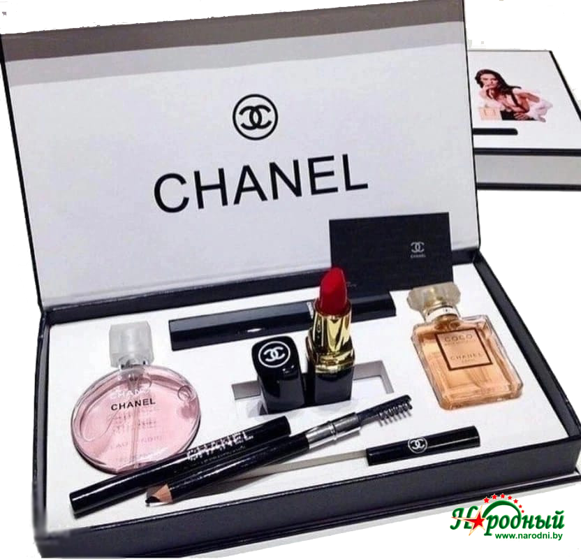 Подарочный набор Chanel 5 в 1 - фото 1 - id-p92405856