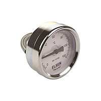 ELSEN Термометр биметаллический, Ø-63,накладной, T°C -от 0 до +120 ET63.00