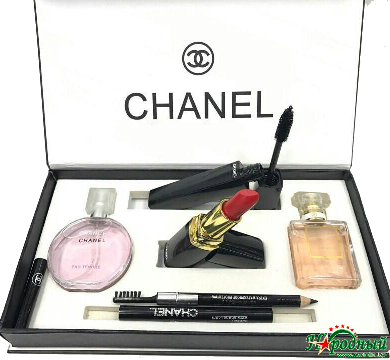 Подарочный набор Chanel 5 в 1 - фото 3 - id-p92405856