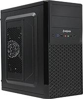 Корпус Minitower ExeGate QA-413U-XP350 (mATX, БП XP350 с вент. 12см, 3*USB+1*USB3.0, аудио, черный)