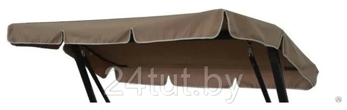 Тент (крыша) для садовых качелей Квартет 2050х1670 Цвета: коричневый, БЕСПЛАТНАЯ ДОСТАВКА ПО РБ!!! - фото 3 - id-p207299675