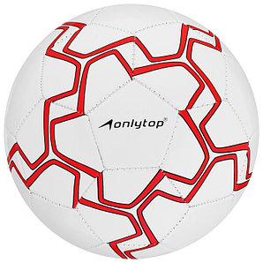 Мяч футбольный размер 5, 275 гр, 32 панели, 2 подслоя, PVC, машин. сшивка 1025754