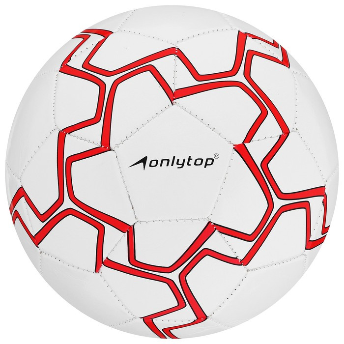 Мяч футбольный размер 5, 275 гр, 32 панели, 2 подслоя, PVC, машин. сшивка 1025754 - фото 1 - id-p207304494