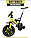 Велосипед - беговел с родительской ручкой 3в1, съёмные педали, арт. TF-05, фото 5