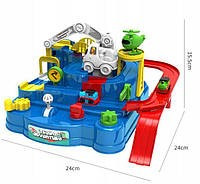 Автотрек УМНАЯ ДОРОГА, детский интерактивный механический трек-головоломка, игрушечный трек арт.T901A - фото 3 - id-p207305939