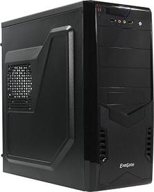 Корпус Miditower ExeGate CP-601-CP400 (ATX, БП CP400 с вент. 8см, 2*USB, аудио, черный) EX261449RUS