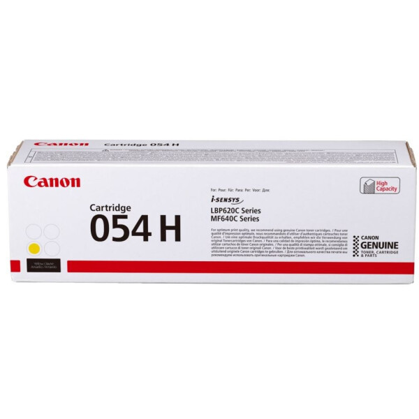 Картридж CANON 054 H Y / 3025C002 (для i-SENSYS MF640C Series, LBP620C Series)