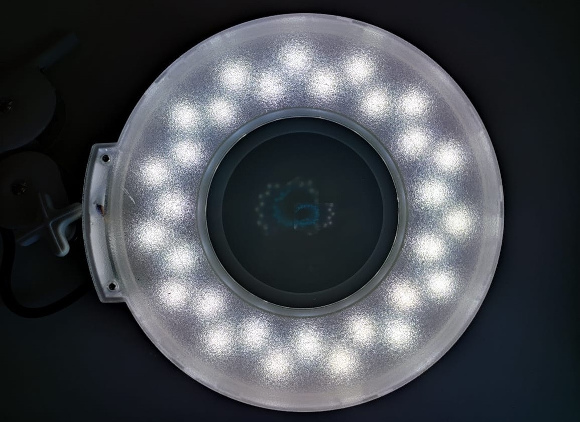 Лампа-лупа LED YS-701 диодная напольная - фото 8 - id-p173086578
