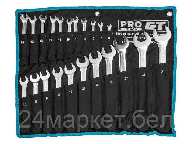 Набор ключей комбинир. 6-32мм 22шт PRO STARTUL GT (PRO-81022) (полотно, 6-22,24,27,30,32) PRO-81022, фото 2