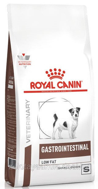 1кг Корм ROYAL CANIN Gastrointestinal Low Fat Small Dog диета для взрослых собак мелких пород при нарушениях - фото 1 - id-p207306909