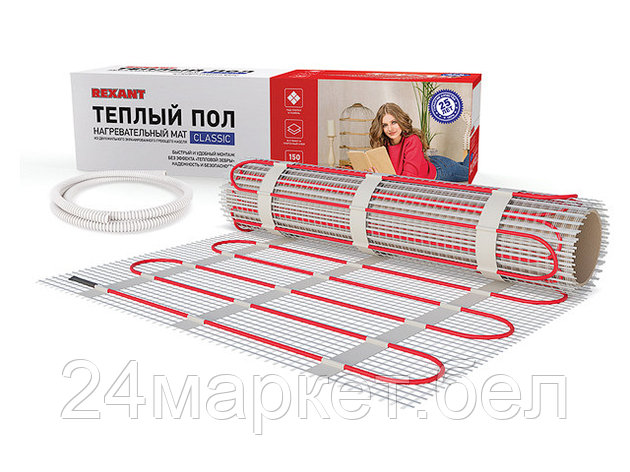 Нагревательные маты Rexant Classic RNX-6.0-900 6.0 кв.м. 900 Вт, фото 2