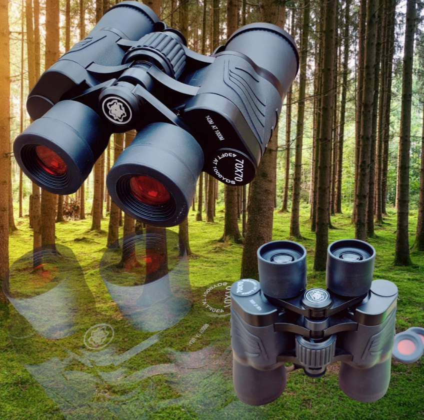 Бинокль ударопрочный Binoculars 70×70 430FT AT 1000YDS - фото 1 - id-p207327464