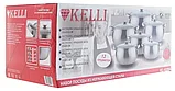 Набор кастрюль Kelli KL-4204 (2.1л/3л-2шт./4л-2шт./6.5л), фото 6