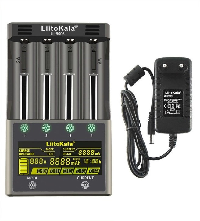 Зарядное устройство LiitoKala Lii-500S для аккумуляторов - фото 4 - id-p207327500