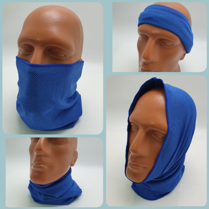 Шарф - маска на лицо Neck Gaiter / Универсальный бафф 16 вариантов ношения / Снуд / Бандана Микс цветов - фото 8 - id-p207330358