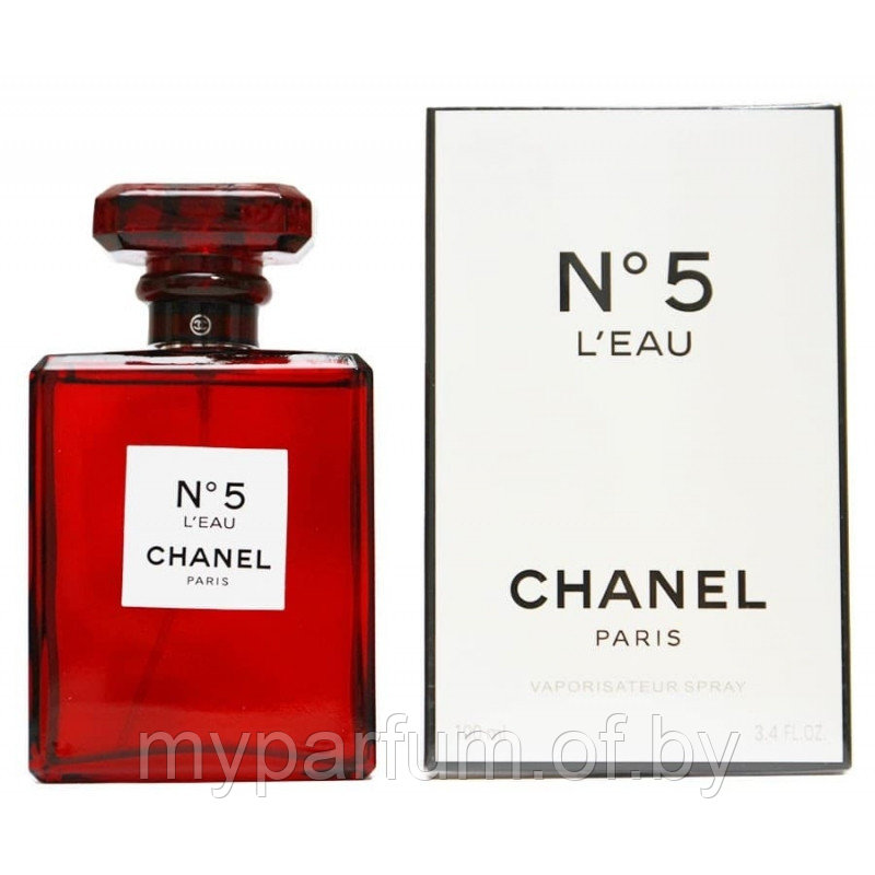 Женская туалетная вода Chanel №5 L’eau Red Edition edt 100ml