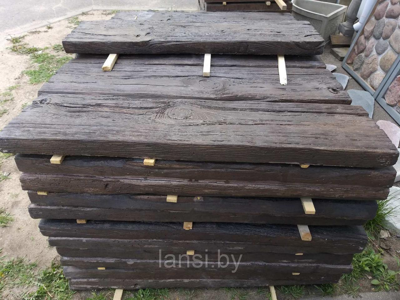 Декоративная бетонная доска "Доска большая" Бетон шт. . - фото 7 - id-p207332751