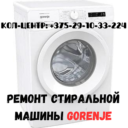 Ремонт стиральной машины автомат Gorenje в Минске и Минском районе, фото 2