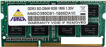 Оперативная память Neo Forza 8GB DDR3 SODIMM PC3-12800 NMSO380D81-1600DA10