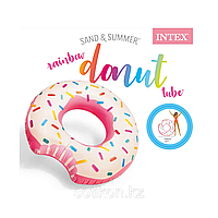 Надувной круг для плавания Intex "Пончик", арт.56265NP
