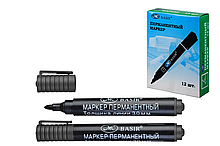 Маркер: перманентный,овальный /чёрный цв/