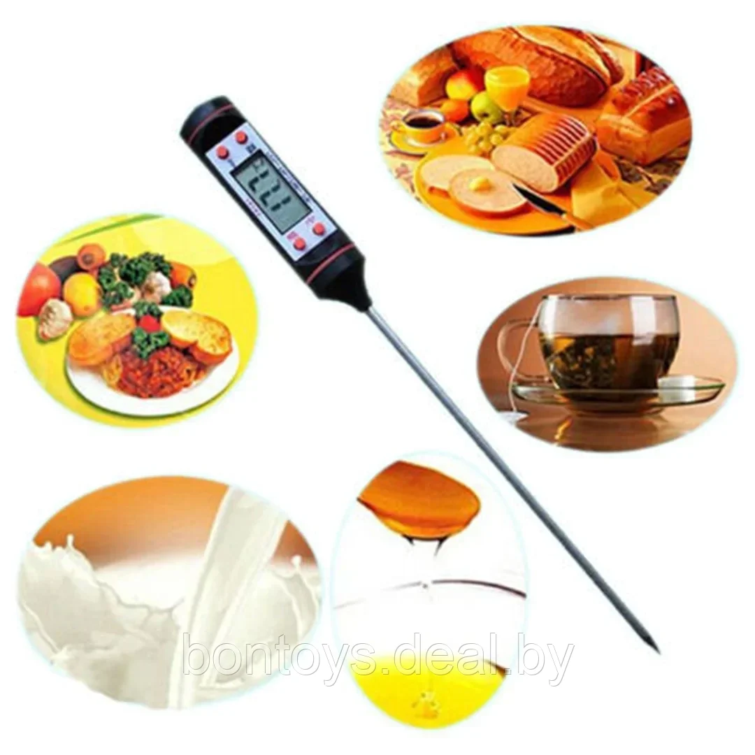 Цифровой термометр кухонный для пищи / Кулинарный термометр / Термометр с иглой - фото 7 - id-p207343271