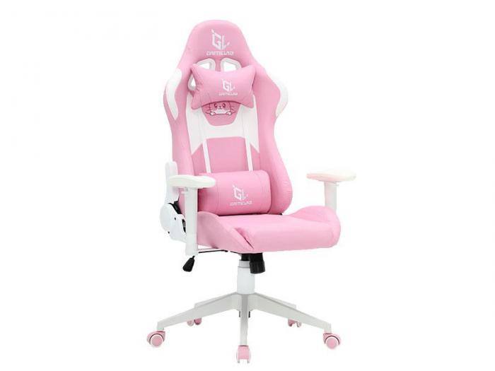Компьютерное кресло для девушки розовое Gamelab Kitty GL-630 - фото 1 - id-p207342840