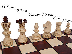 Шахматы ручной работы арт. 128 (AMBASSADOR), фото 3