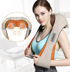 Массажер шейный инфракрасный Просто Космос Massager of Neck Kneading Оранжевый - фото 1 - id-p138766995