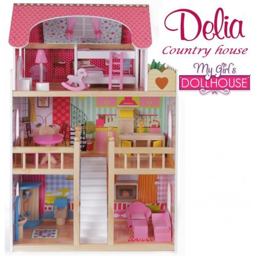 Кукольный домик Delia Country house 4109 - фото 1 - id-p207345876