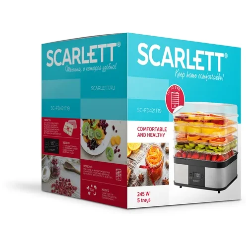 Сушилка для овощей и фруктов Scarlett SC-FD421T19 - фото 5 - id-p207267248
