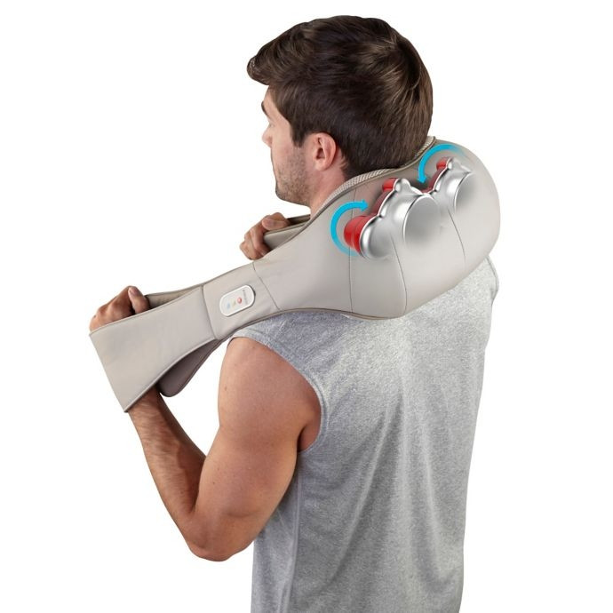 Массажер шейный инфракрасный Просто Космос Massager of Neck Kneading Черный XXL - фото 4 - id-p146250828