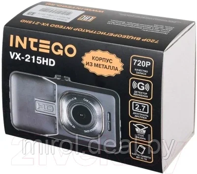 Автомобильный видеорегистратор Intego VX-215HD - фото 5 - id-p207349037