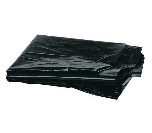 Мешок для мусора 120л черный, ПВД 55 мкм особо прочный, фото 2