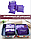 Набор дорожных органайзеров Laun Drypouch Travel 6 штук разных размеров Бордовый, фото 10