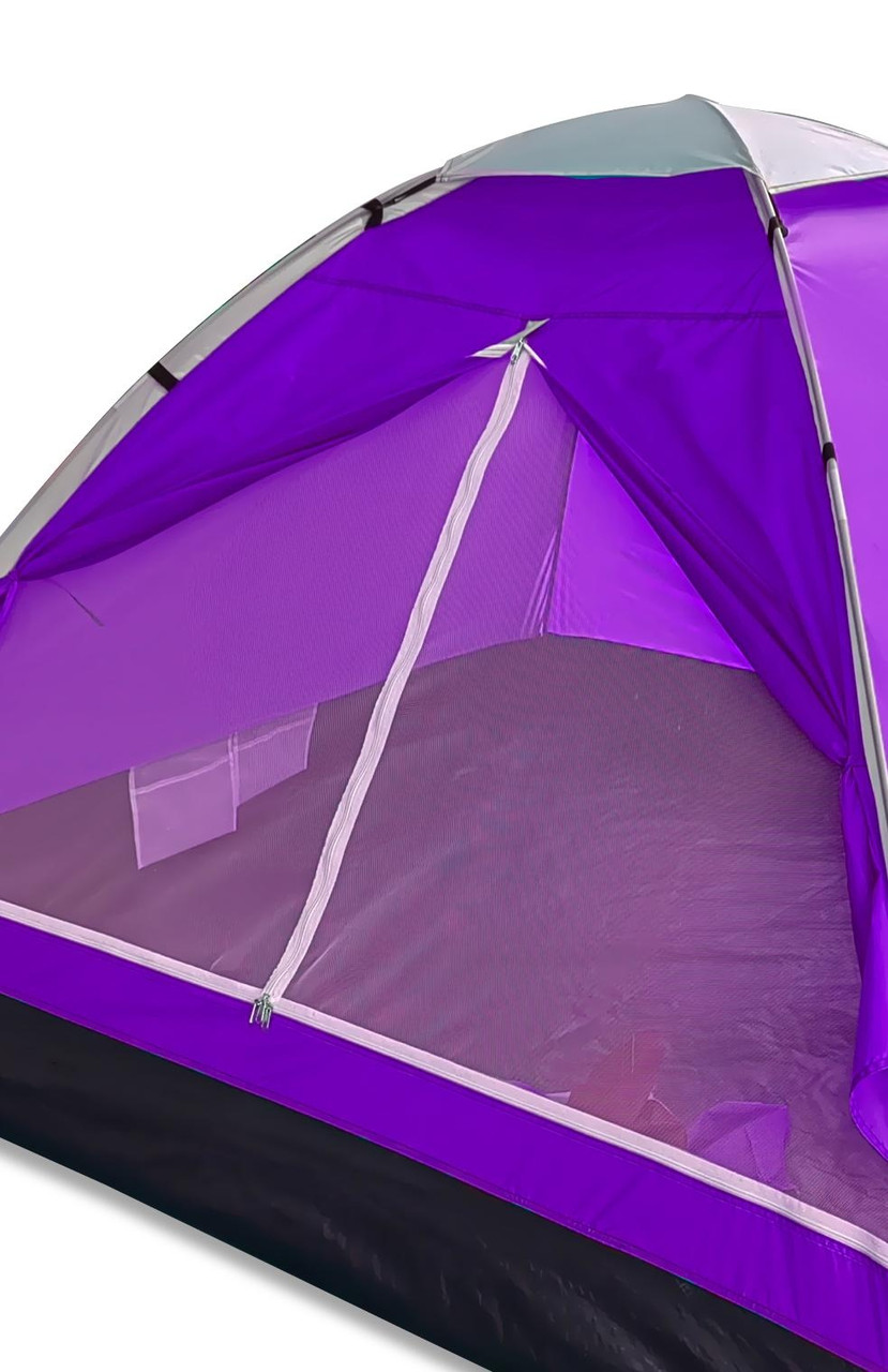 Палатка ACAMPER Domepack 4-х местная 2500 мм purple - фото 3 - id-p205930092