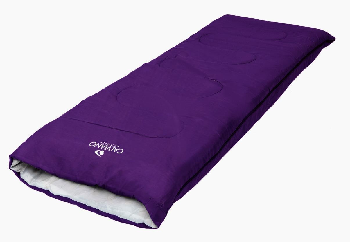 Спальный мешок ACAMPER BRUNI 300г/м2 purple - фото 1 - id-p207347836