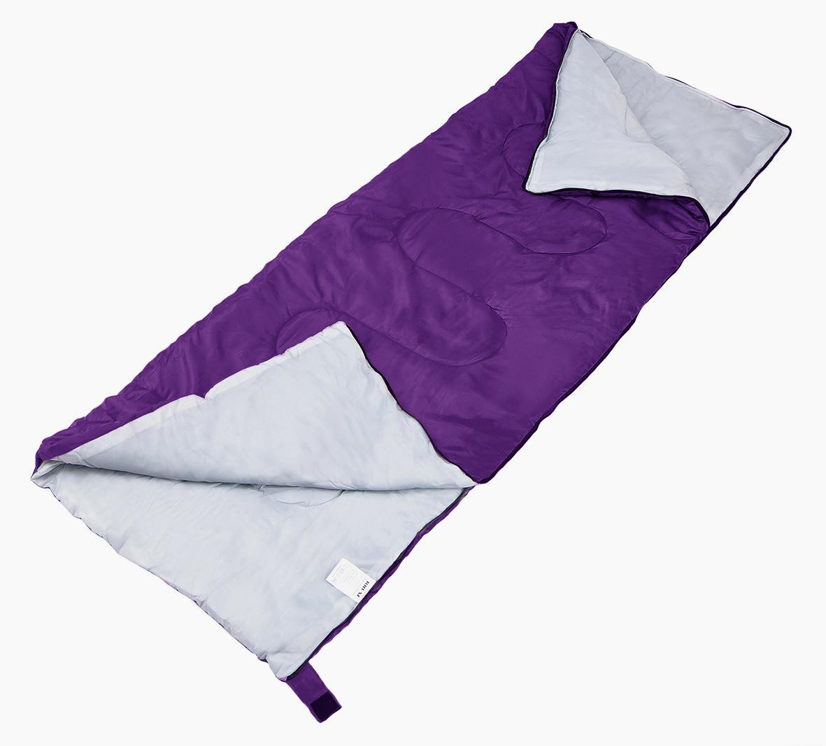 Спальный мешок ACAMPER BRUNI 300г/м2 purple - фото 3 - id-p207347836