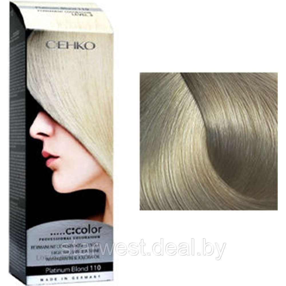 C:EHKO C:COLOR 110 Платиновый Блонд / Platinum Blond Крем-краска стойкая для окрашивания волос - фото 1 - id-p207373695