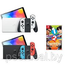 Nintendo Игровая консоль Nintendo Switch OLED + Игра 1-2 Switch для Nintendo Switch
