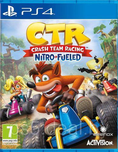 PS4 Уценённый диск обменный фонд Crash Team Racing Nitro-Fueled для Sony PlayStation 4 / Игра Краш Тим Рейсинг - фото 1 - id-p207374259