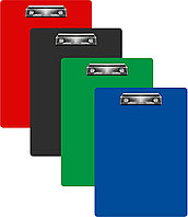 Папка-планшет Бюрократ -PD6002 A4 пластик 1мм ассорти