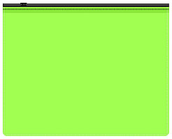 Папка на молнии ZIP Бюрократ Double Neon DNEBPM4ALETTBL A4+ полипропилен 0.15мм салатовый