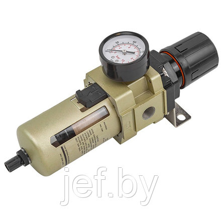 Фильтр-регулятор с индикатором давления для пневмосистем 1/2'' FORSAGE F-AW4000-04, фото 2
